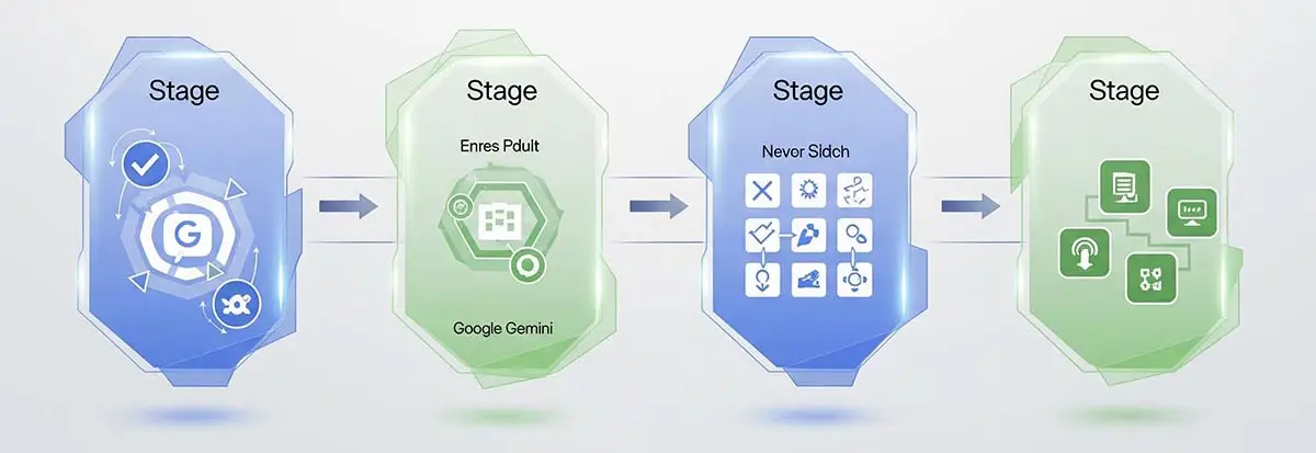 Technical diagram showing how Google Gemini calendar hijack exploit works through prompt injection