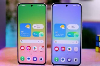 A Samsung Galaxy phone showing off the new lock screen and One UI 8 new features.