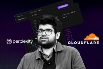Perplexity AI Cloudflare Controversy logos with web scraping controversy debate visualization