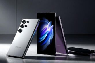 A Samsung Galaxy S24 Ultra and a Galaxy Z Fold 6 side-by-side, displaying the new One UI 8 interface, highlighting the Samsung One UI 8 beta expansion.
