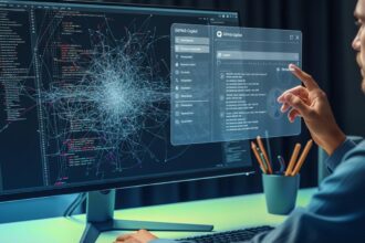 A developer using the new VS Code chat checkpoints feature to roll back a complex AI-driven code change, illustrating a key update in AI-assisted development.