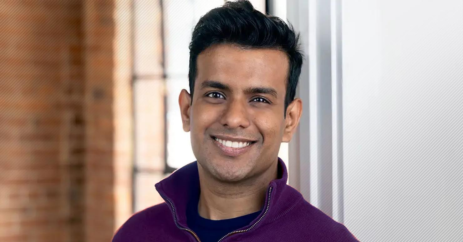A professional portrait of venture capitalist Deedy Das Menlo Ventures.