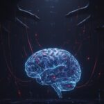 An AI robot brain with strings attached like a puppet, symbolizing how to gain control of AI agents.