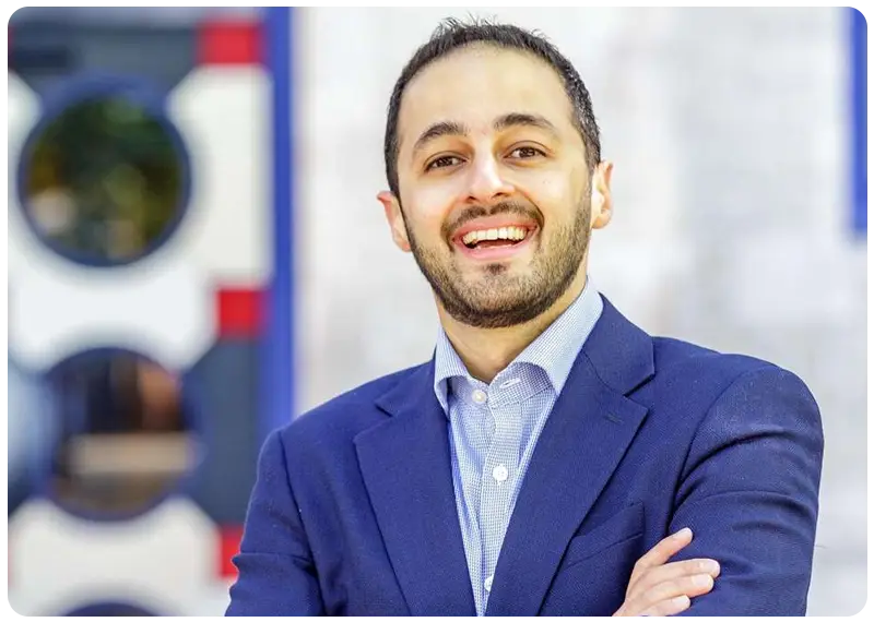 Kamiar Mohaddes, Co-Founder and Director of the college's Entrepreneurship Lab (E-Lab)
