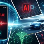 A collage of logos showing real-world applications of AI.