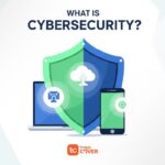 A shield illustrating what is cybersecurity.