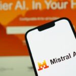 The launch of the Mistral 3 AI model from France.