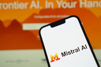 The launch of the Mistral 3 AI model from France.